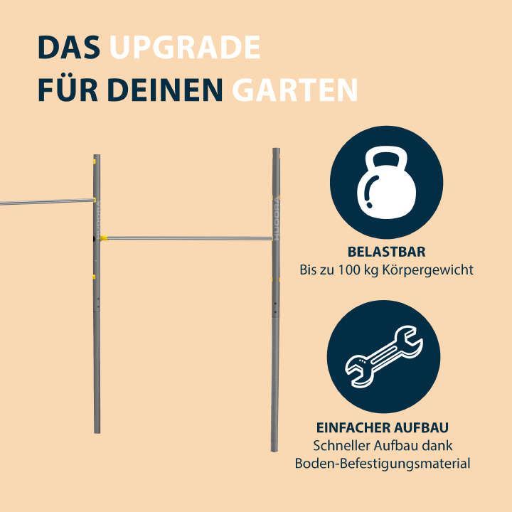 HUDORA Doppel-Turnreck Fabian Pro